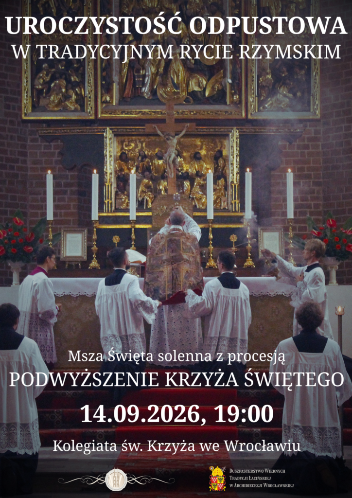 Uroczystość odpustowa Podwyższenia Krzyża Świętego